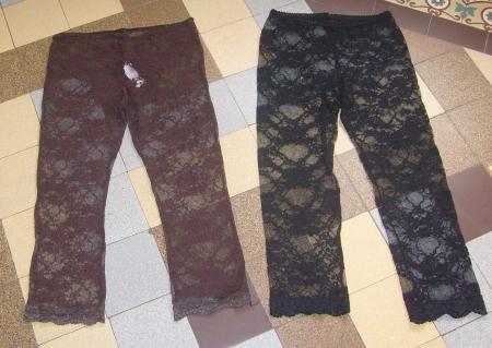 leggins dentelle